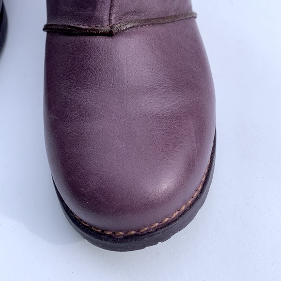purple leather ankle boot The ART Co. - Picture 7 of 15